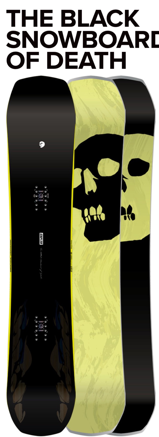 CAPITA BLACK SNOWBOARD OF DEATH 予約内金ページ
